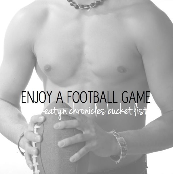 Enjoy a football game